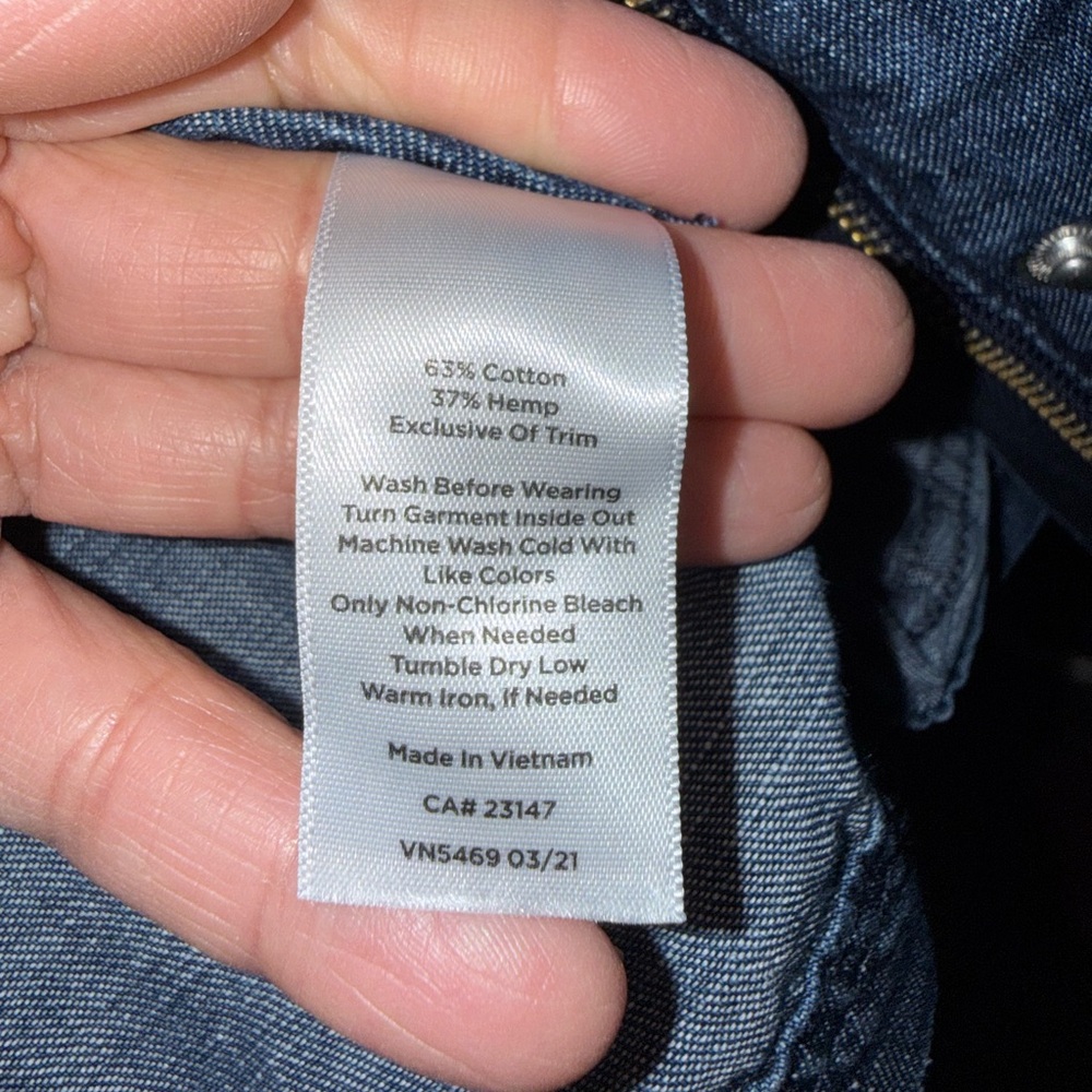 Talbots Denim Button-Up Jacket - Picture 7 of 9